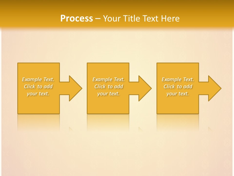 Ornament Drawing Placard PowerPoint Template