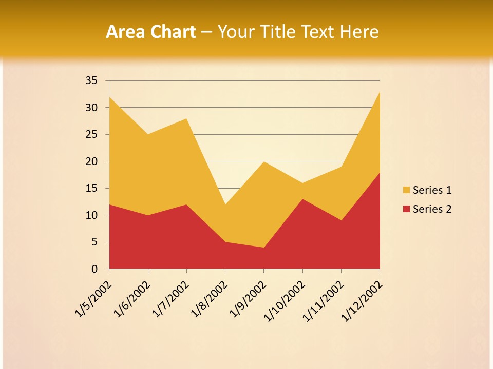 Ornament Drawing Placard PowerPoint Template