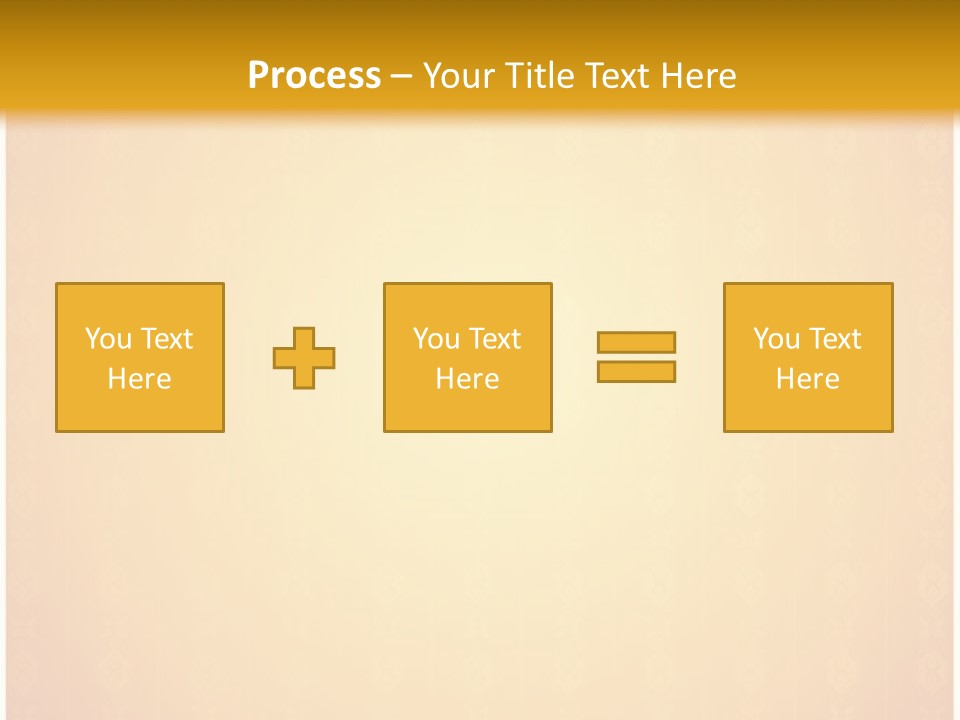 Ornament Drawing Placard PowerPoint Template