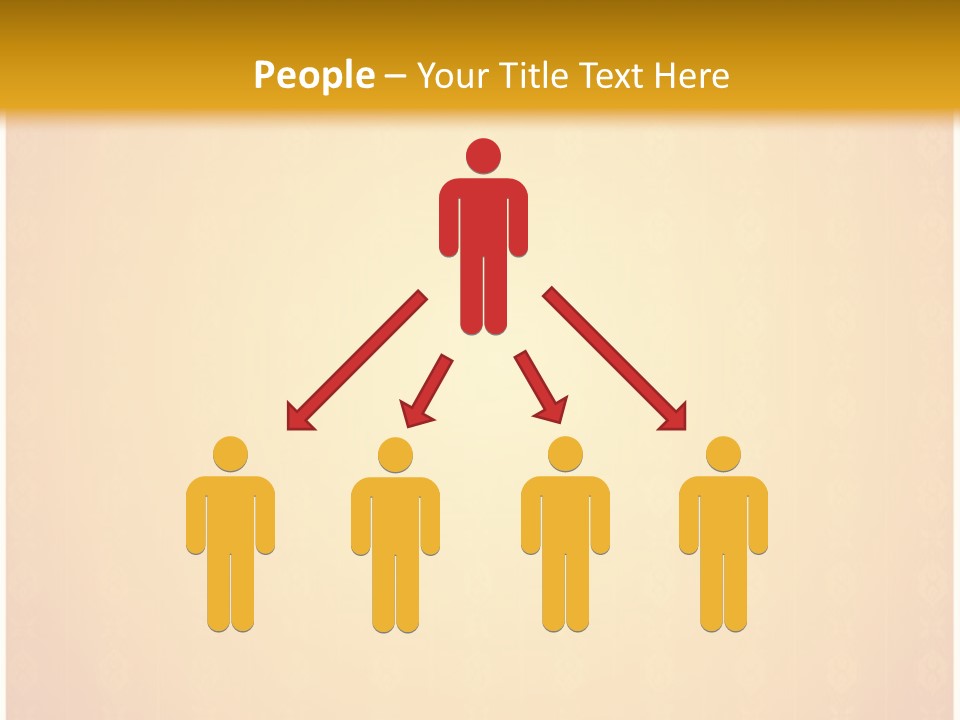 Ornament Drawing Placard PowerPoint Template