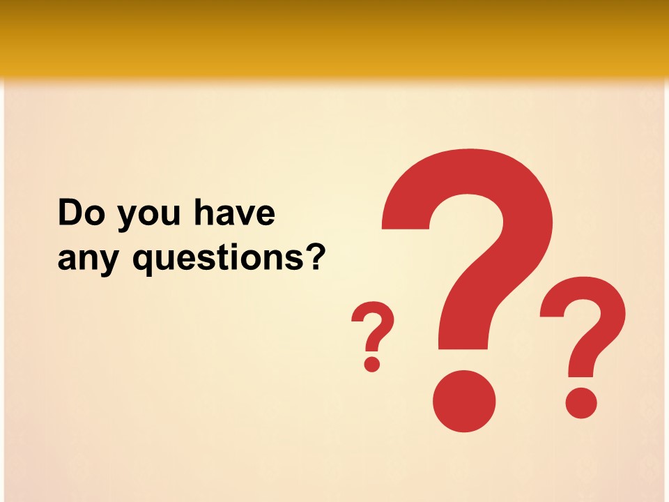 Ornament Drawing Placard PowerPoint Template