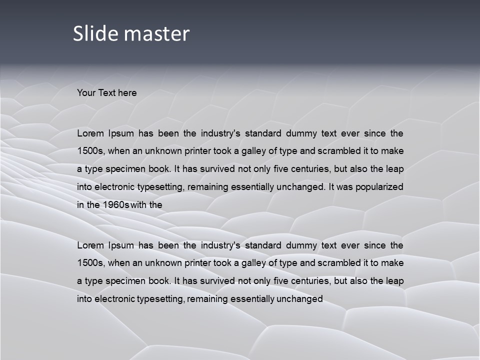Cells Structure Matrix PowerPoint Template