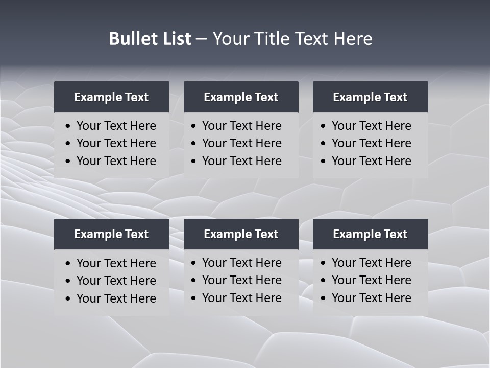 Cells Structure Matrix PowerPoint Template