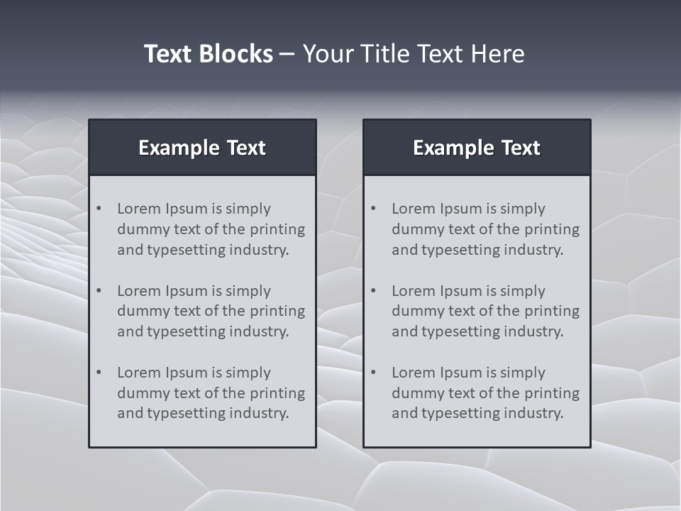 Cells Structure Matrix PowerPoint Template