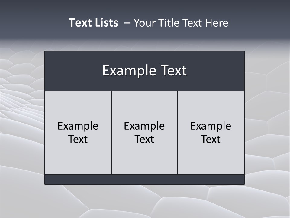 Cells Structure Matrix PowerPoint Template