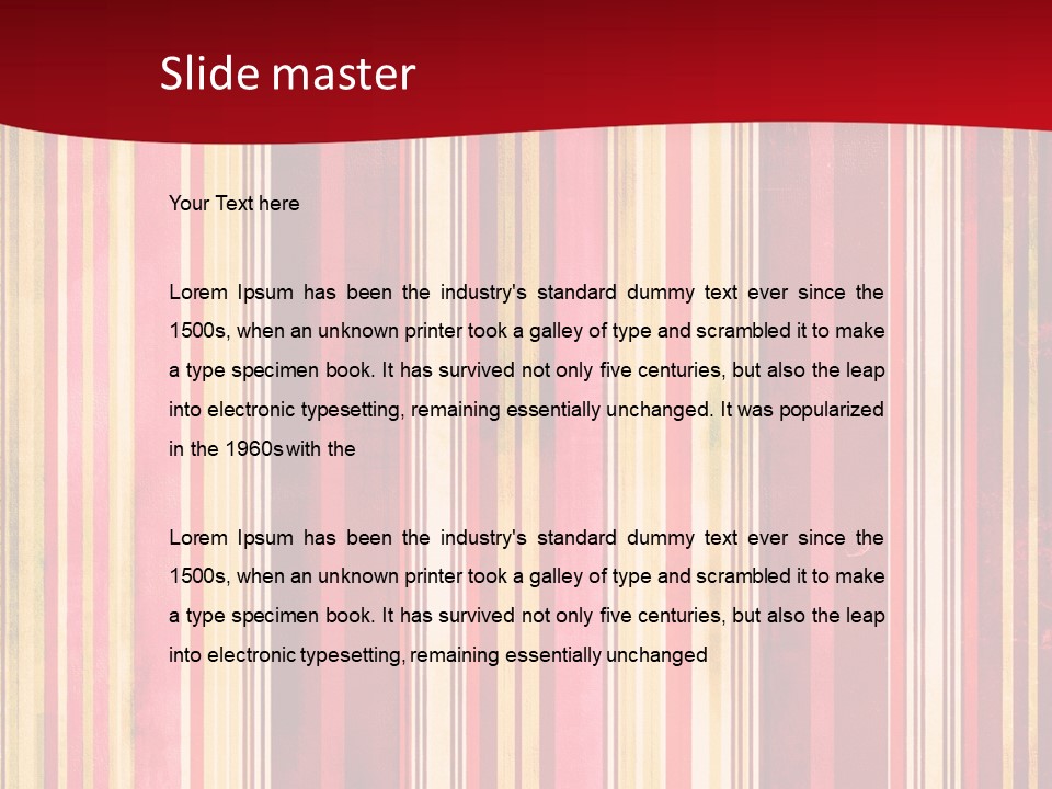 Rustic Old Lines PowerPoint Template