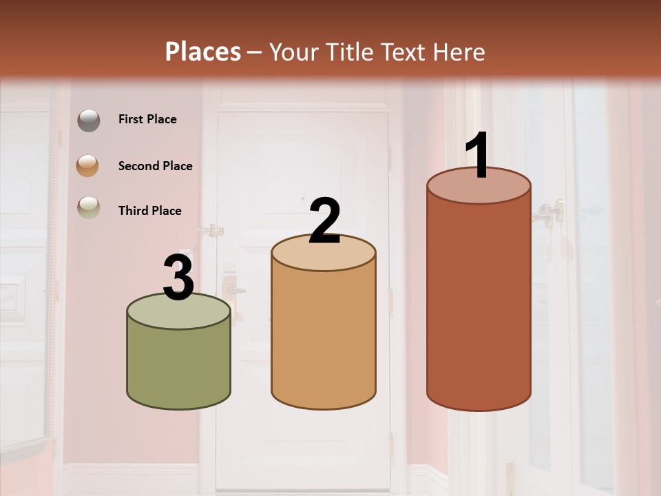 Wide Door Way PowerPoint Template