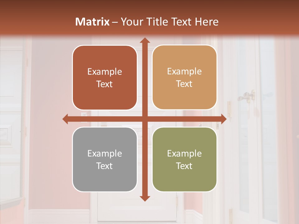 Wide Door Way PowerPoint Template