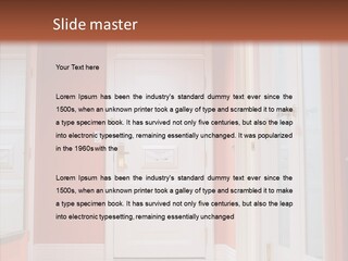 Wide Door Way PowerPoint Template