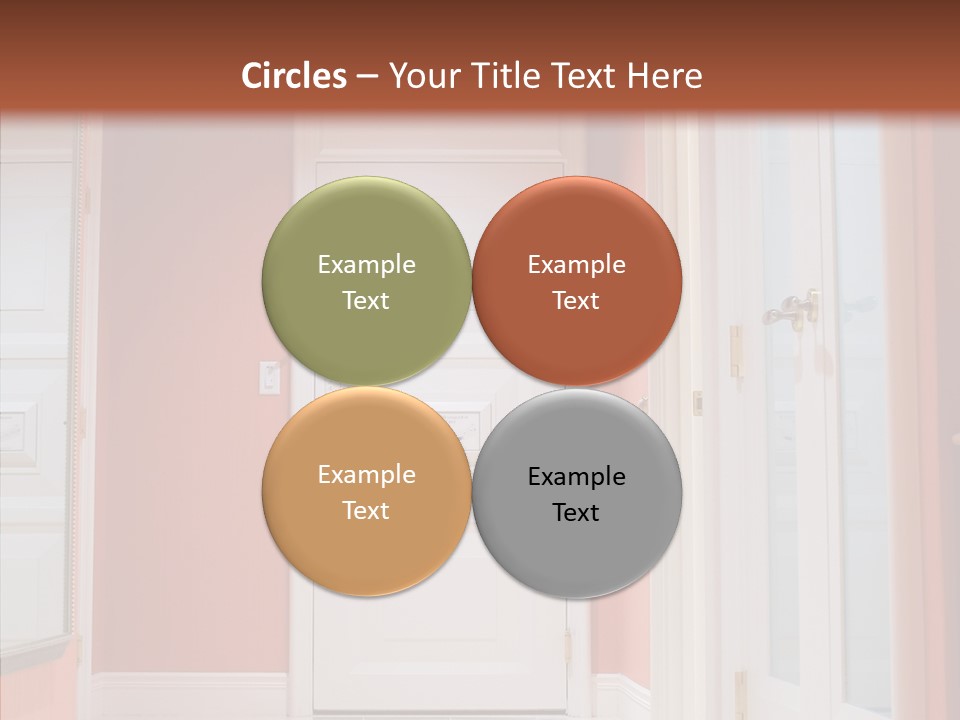 Wide Door Way PowerPoint Template