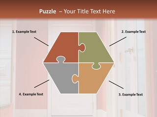 Wide Door Way PowerPoint Template