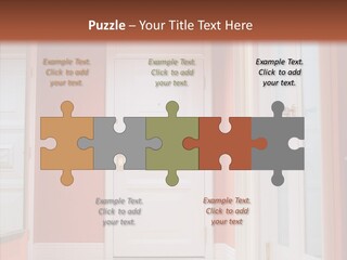 Wide Door Way PowerPoint Template