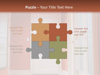 Wide Door Way PowerPoint Template