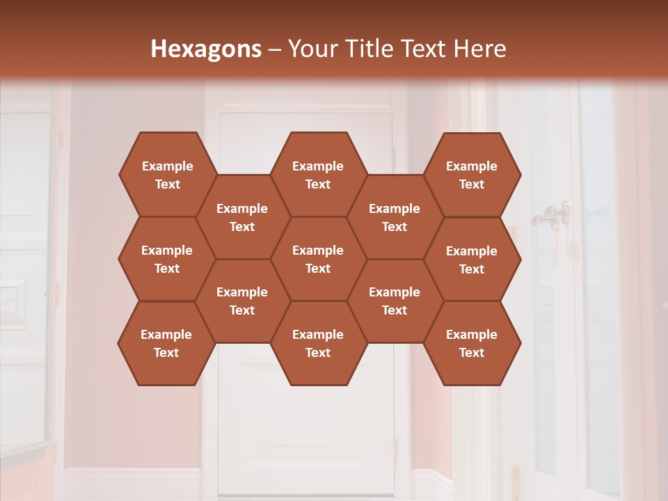 Wide Door Way PowerPoint Template
