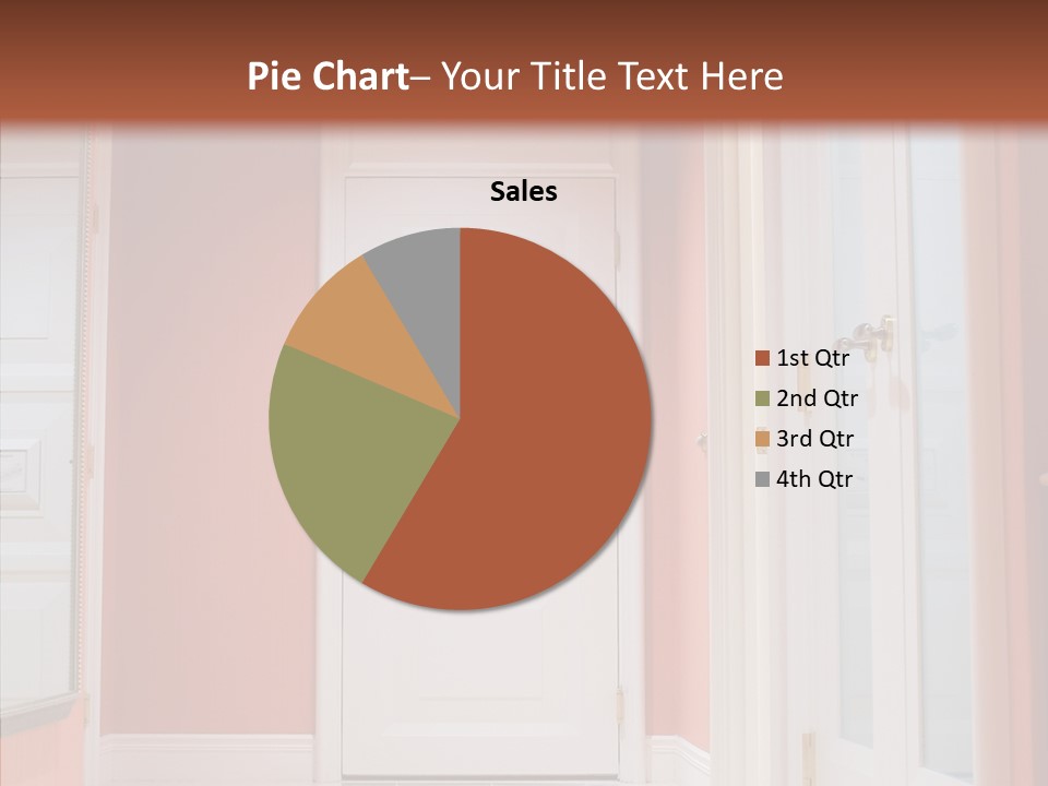 Wide Door Way PowerPoint Template