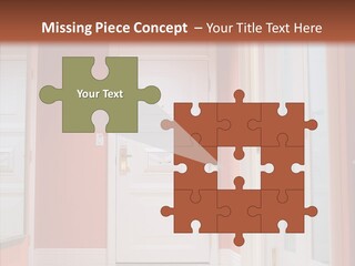 Wide Door Way PowerPoint Template