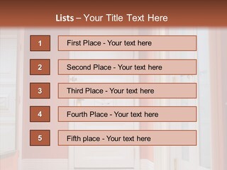 Wide Door Way PowerPoint Template