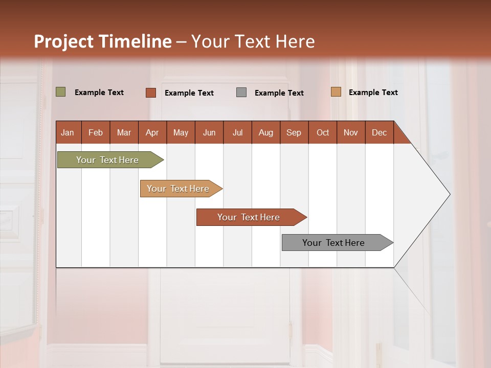 Wide Door Way PowerPoint Template