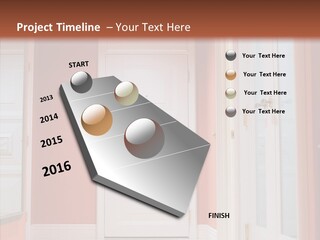 Wide Door Way PowerPoint Template