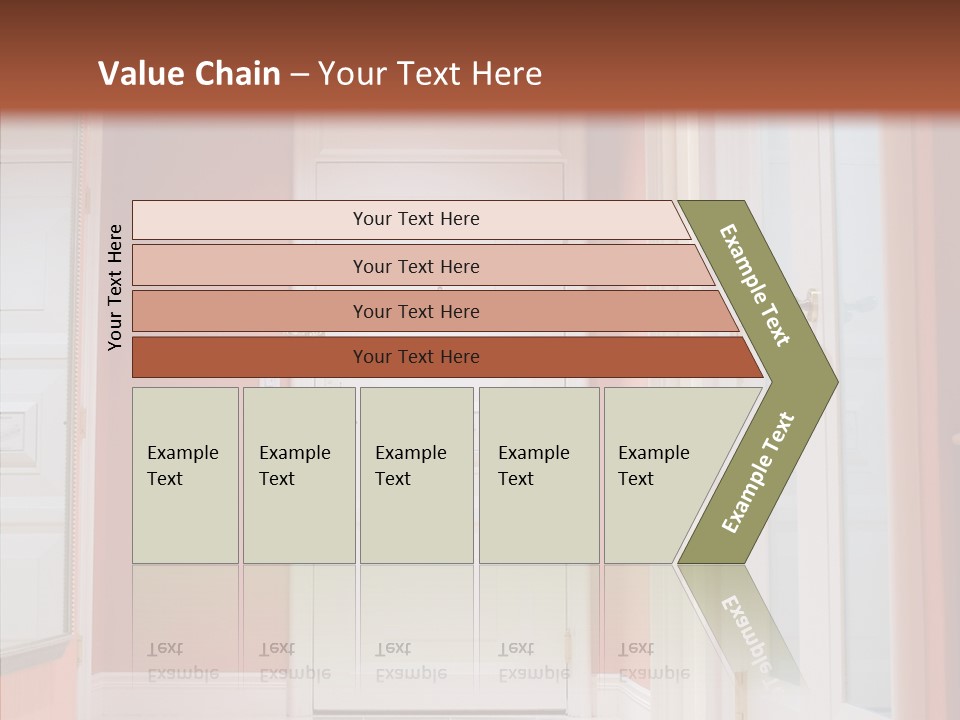 Wide Door Way PowerPoint Template
