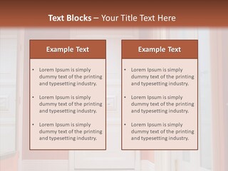 Wide Door Way PowerPoint Template