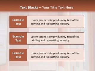 Wide Door Way PowerPoint Template