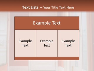 Wide Door Way PowerPoint Template