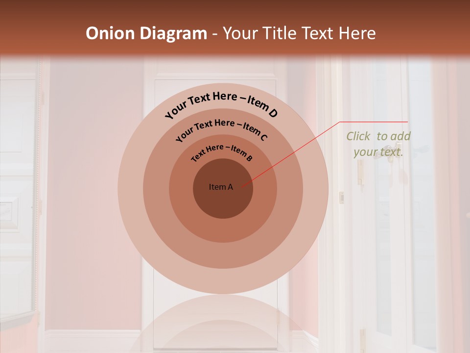 Wide Door Way PowerPoint Template