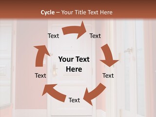 Wide Door Way PowerPoint Template