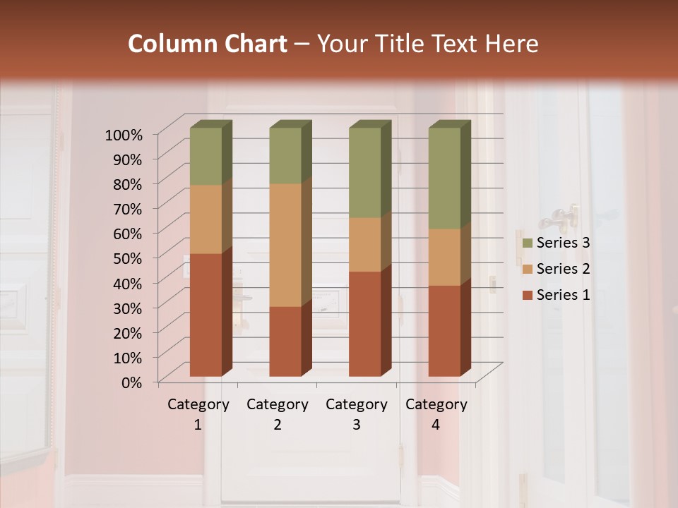 Wide Door Way PowerPoint Template