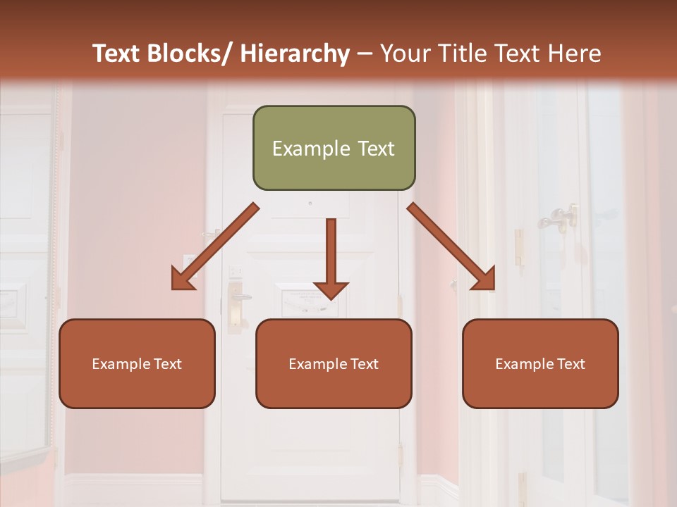 Wide Door Way PowerPoint Template