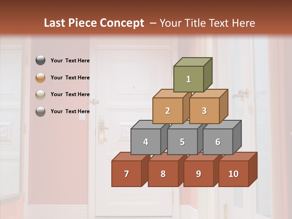 Wide Door Way PowerPoint Template