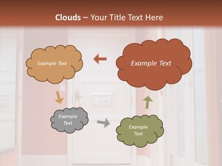 Wide Door Way PowerPoint Template