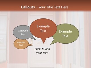 Wide Door Way PowerPoint Template