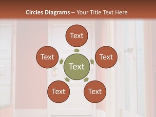 Wide Door Way PowerPoint Template