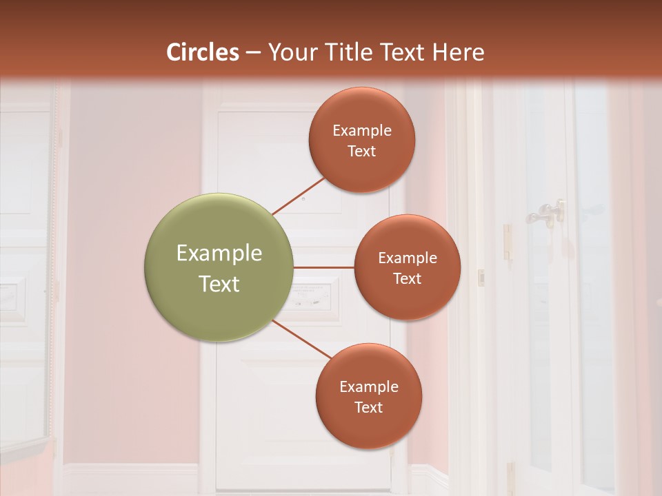 Wide Door Way PowerPoint Template