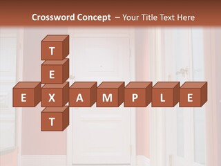 Wide Door Way PowerPoint Template