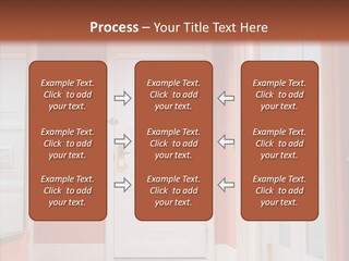 Wide Door Way PowerPoint Template