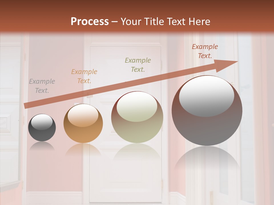 Wide Door Way PowerPoint Template