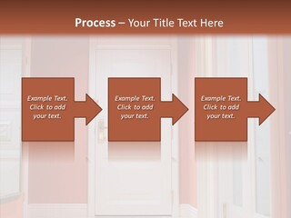 Wide Door Way PowerPoint Template