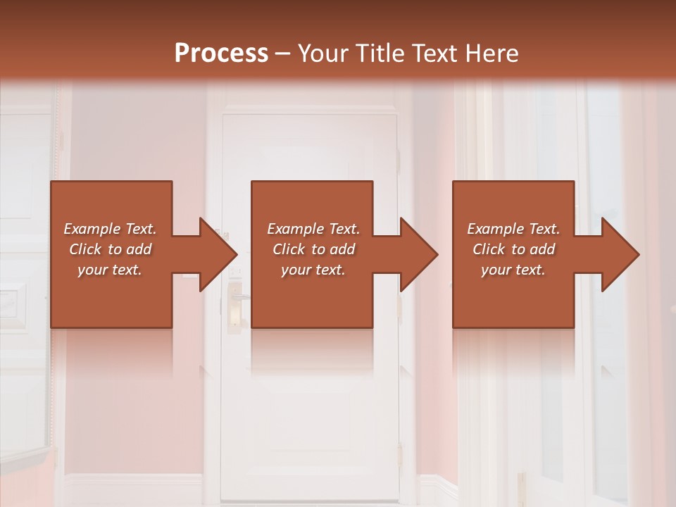 Wide Door Way PowerPoint Template