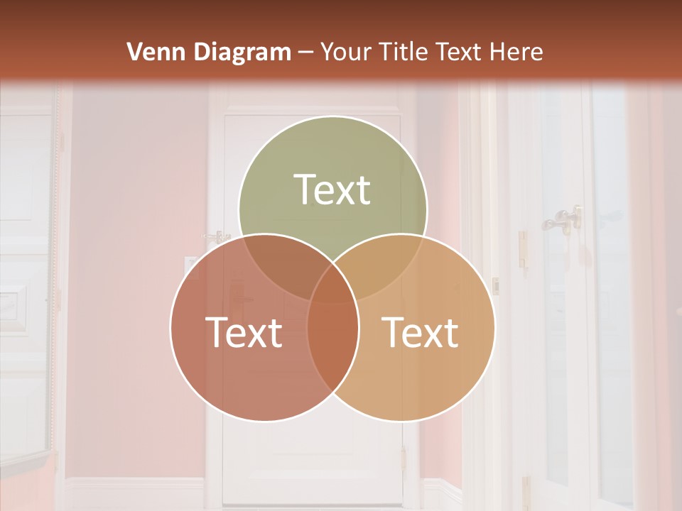 Wide Door Way PowerPoint Template