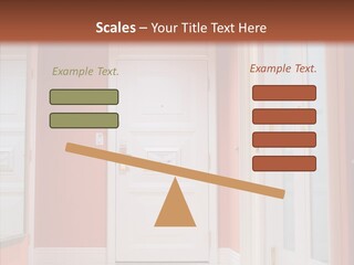 Wide Door Way PowerPoint Template