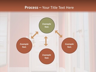 Wide Door Way PowerPoint Template