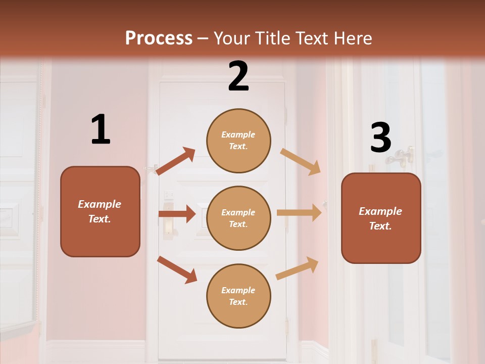 Wide Door Way PowerPoint Template