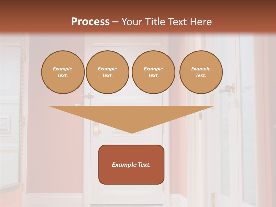 Wide Door Way PowerPoint Template
