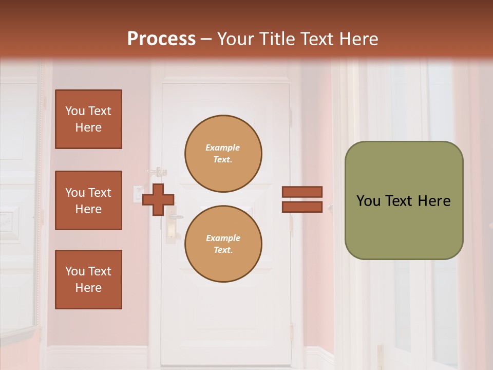 Wide Door Way PowerPoint Template