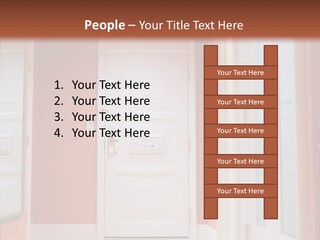 Wide Door Way PowerPoint Template