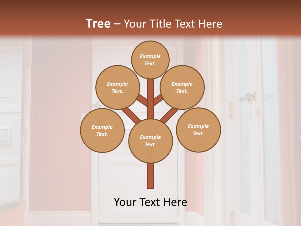 Wide Door Way PowerPoint Template