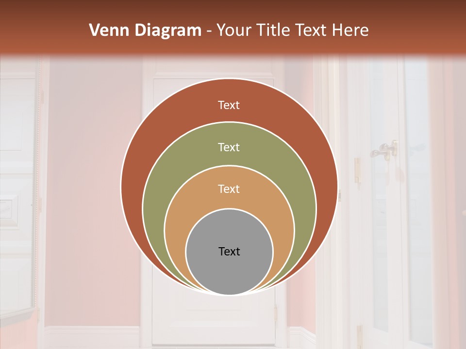 Wide Door Way PowerPoint Template